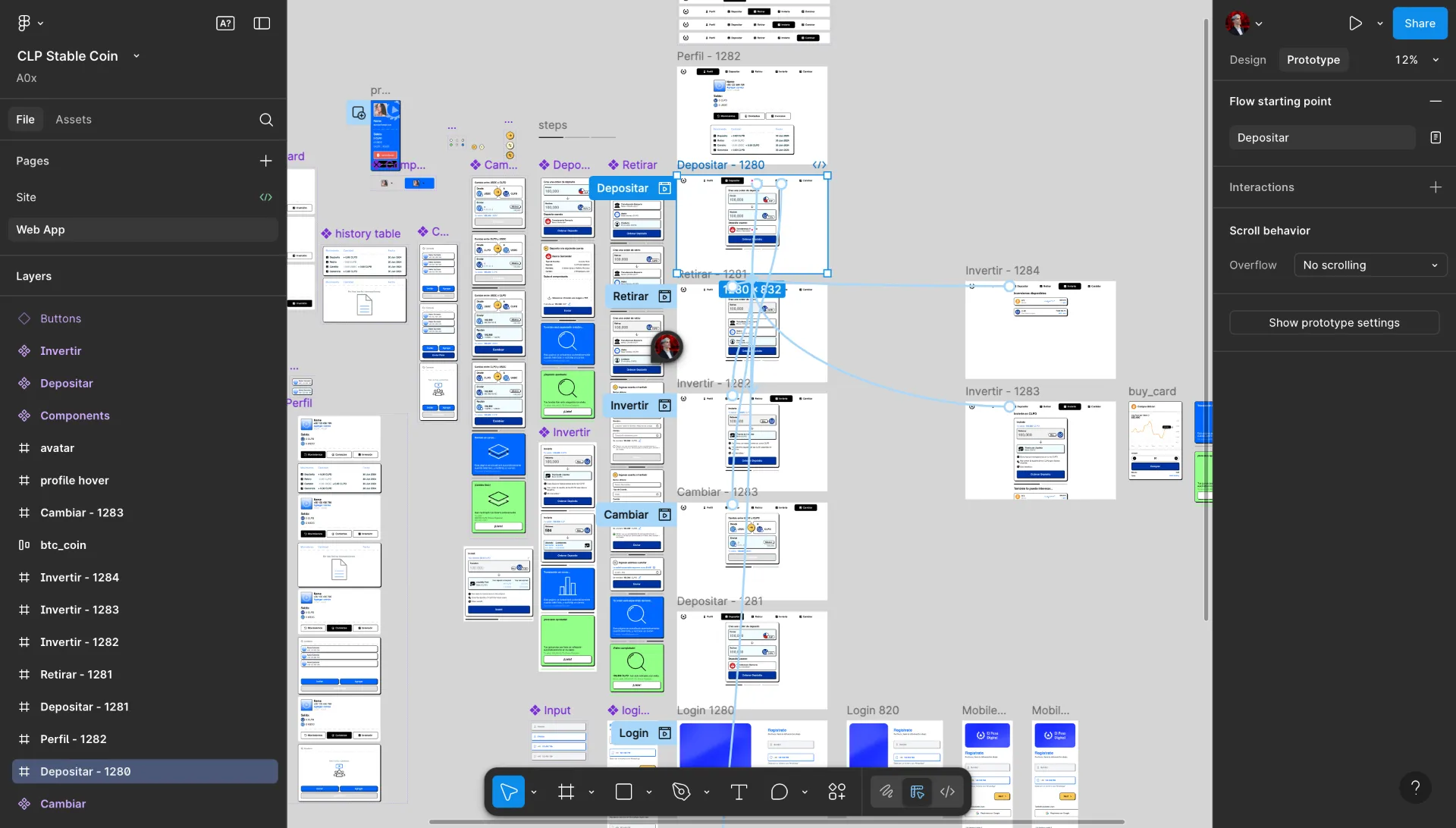 CLPD design system and component library in Figma
